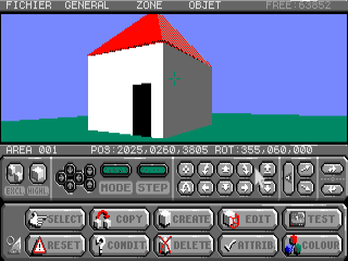 3D Construction Kit screenshot 2 for Amiga